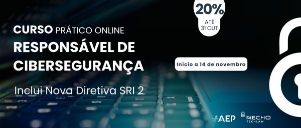 Curso Online Responsável de Cibersegurança - 4ª Edição