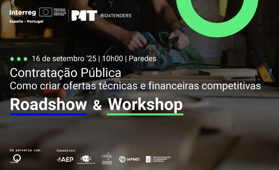 Roadshow & Workshop BID4TENDERS - Paredes