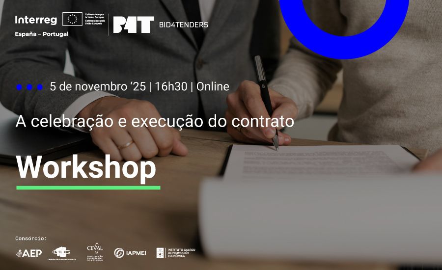 Workshop BID4TENDERS - A celebração e execução do contrato