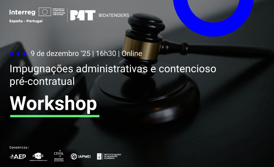 Workshop BID4TENDERS - Impugnações administrativas e contencioso pré-contratual