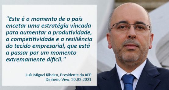 PRR sem foco nas empresas para o presidente da AEP