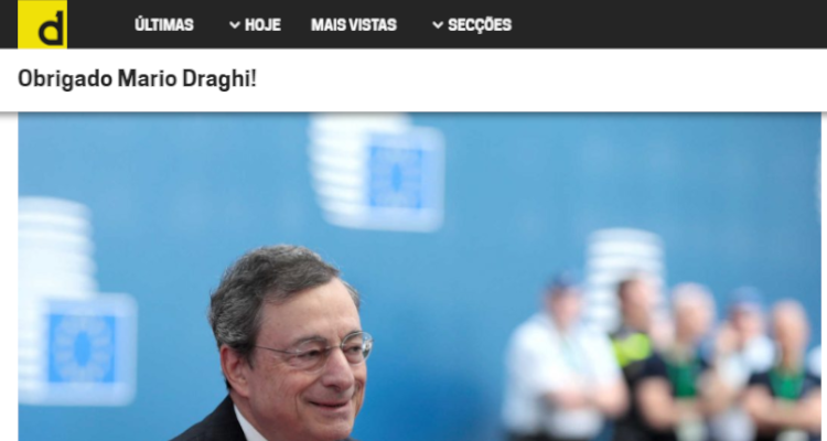 "Obrigado Mario Draghi!"