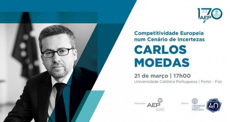 Carlos Moedas abre programa do 170.º aniversário da AEP