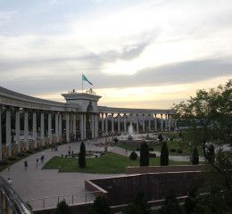 À procura de negócios no Cazaquistão