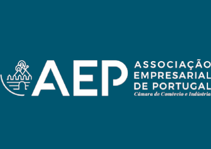 Logótipo AEP branco