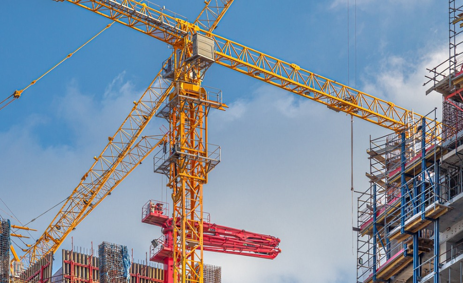 Negócios em construção na Argélia 