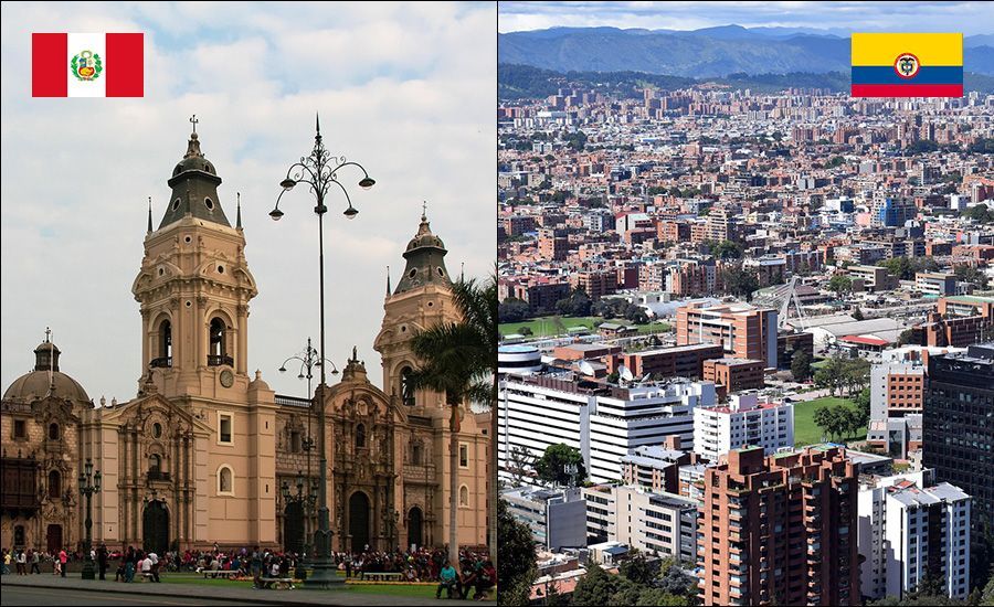Peru e Colômbia na rota da AEP