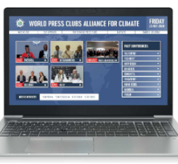 Na World Press Clubs Alliance for Climate com 4 empresas