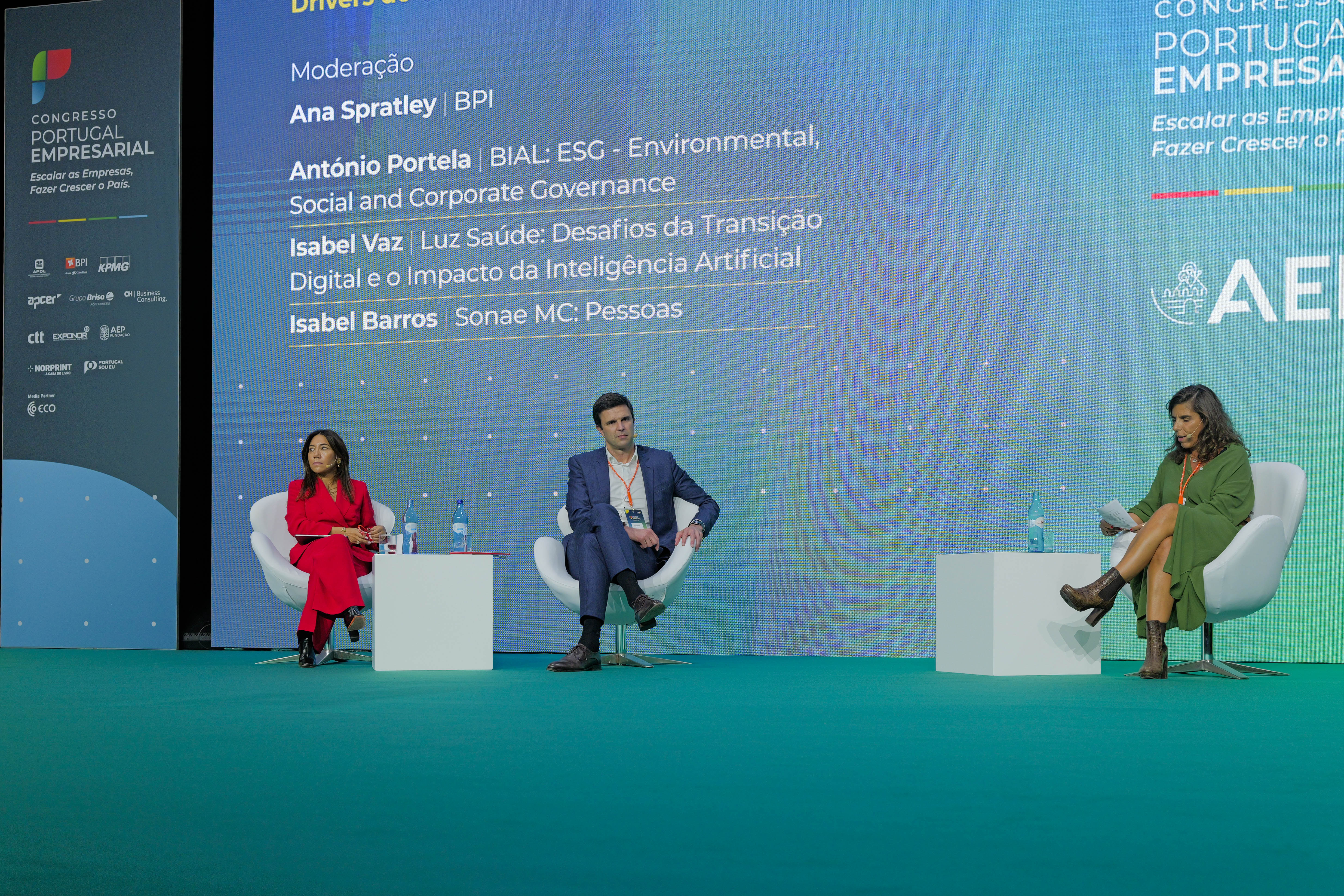 ESG, IA e Pessoas - drivers do crescimento futuro em análise no 2.º painel do Congresso Portugal Empresarial